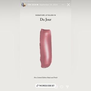 Merit Du Jour lip blush lipstick ✨ limited edition sold-out